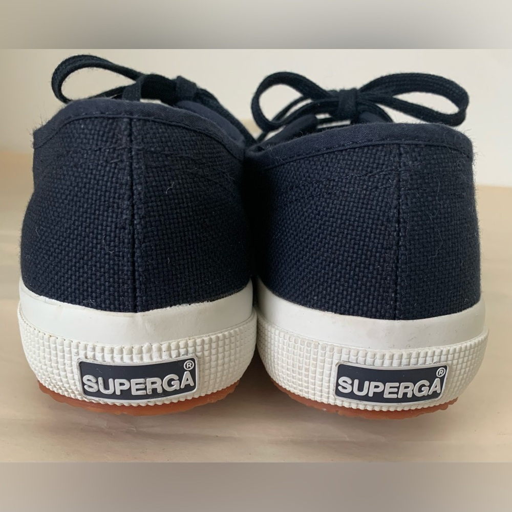 Superga Cotu Classic sneakers, navy, size 38 (7.5 US). NWOT-no box. Never worn. - Picture 6 of 6